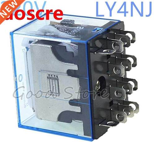 1pcs LY4NJ 220V AC DC Power Relay HH64P LY4N-J Miniature Rel