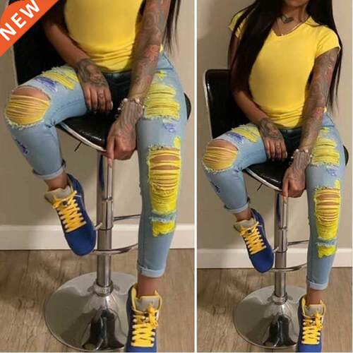 Women Jeans Setwear Vintage Jeans Spring and Autumn Fashion