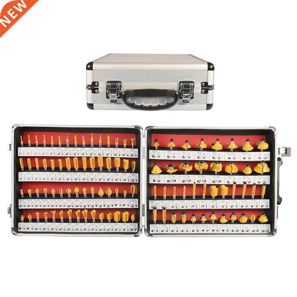 100PCS Milling Cutter Bit Set Tungsten Steel Router Bit Set