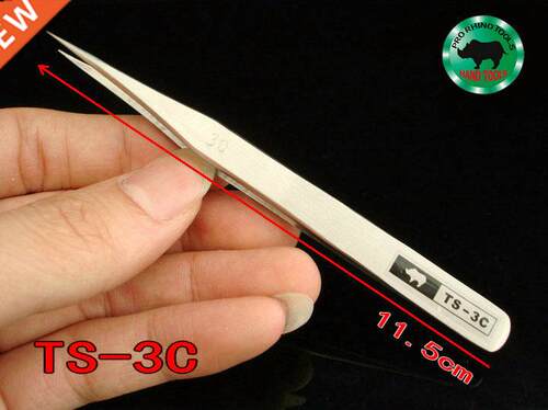 Japanese RHINO TS-3C Tweezers Length 11.5cm High-precision S