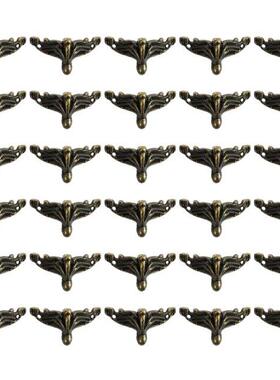 30 PCS Antique Jewelry Box Feet Leg Wood Case Corner Protect