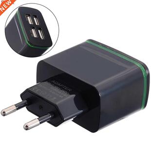 4 Port USB Wall Charger EU Plug Adapter Moble Phone Fast Ch