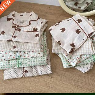 New Kids Suit 2022 for Print Summer Korean MILANCEL Pajamas