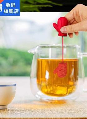 1Pcs Creative Gloves-Shape Tea Infuser Strainer Silicone Tea