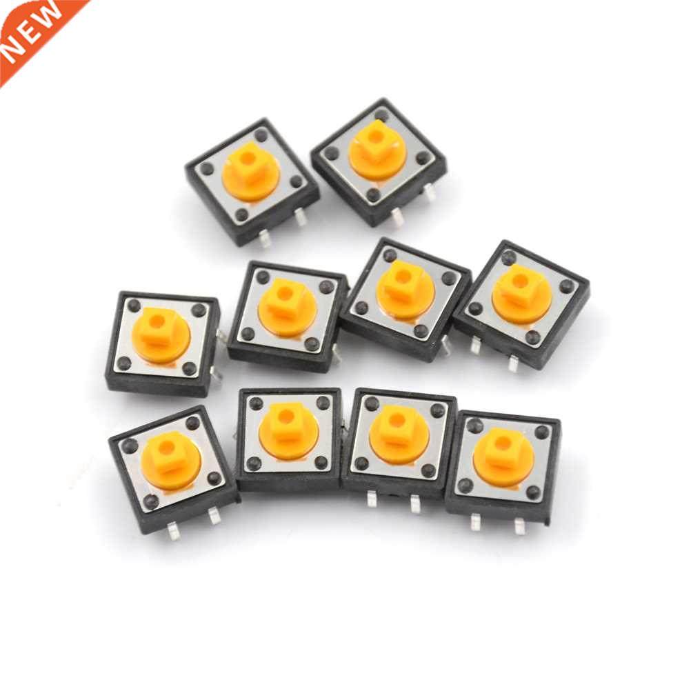 10pcs B3F-4055 Tactile Switch with Caps 4P DIP PCB Mount Mom