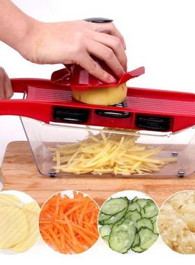Mult-functon Mandolne Cutter Vegetable Cutter Slcer 6 Bl