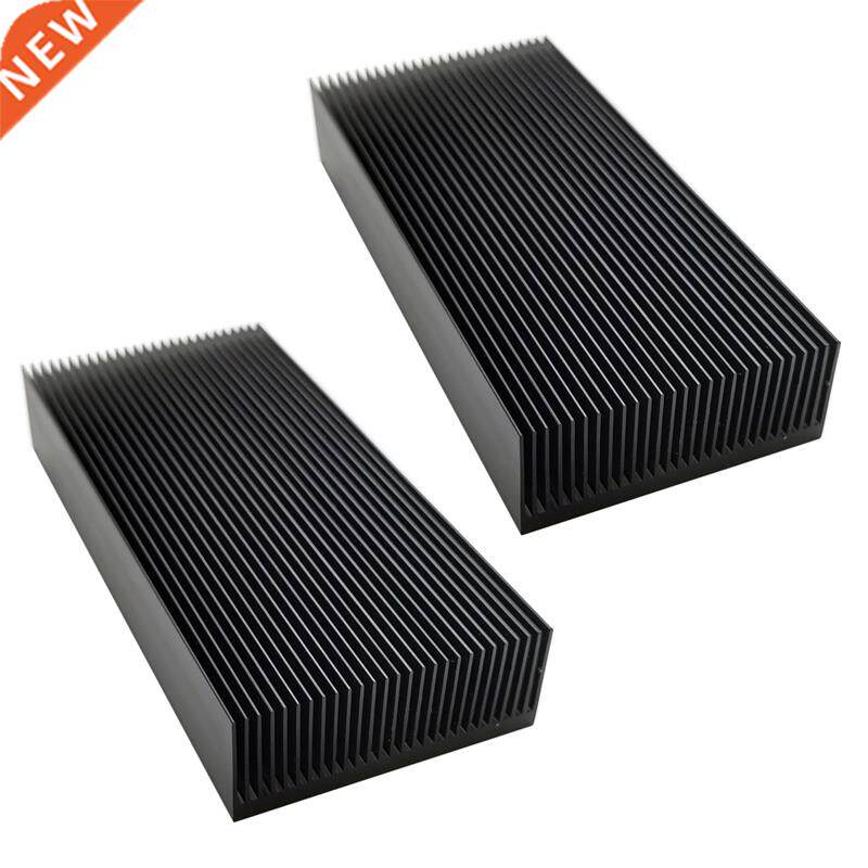 2X Durable Silver Aluminium Radiating Fin Cooling Heatsink 8