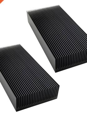 2X Durable Silver Aluminium Radiating Fin Cooling Heatsink 8