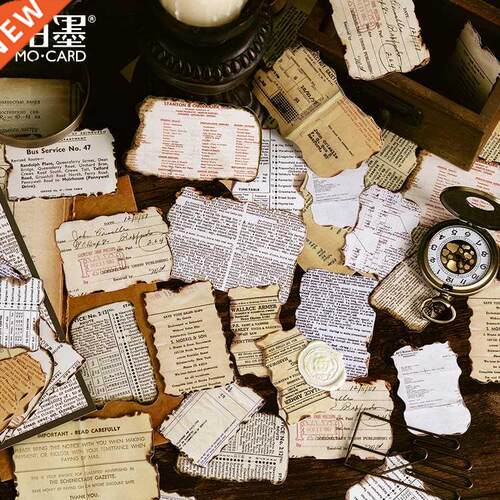 MO.CARD /8 Designs 45Pcs/lot Time Pictures Vintage Stickers