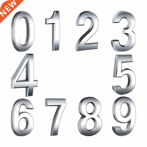 10 Pieces Self-Adhesive Door House Numbers Mailbox Numbers S