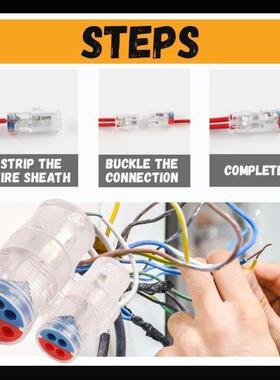 Universal Connection Terminal 10pcs Butt Type Wire Cable Con