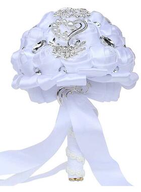 Handmade Romantic Wedding ouquet ride Holds ouquet Weddin