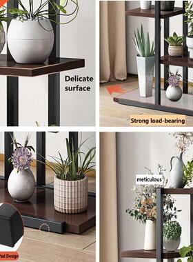 Sx-layer Plant Stand ron Flower Pot Holder Shelves Planter