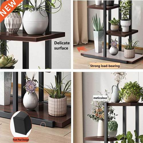 Sx-layer Plant Stand ron Flower Pot Holder Shelves Planter