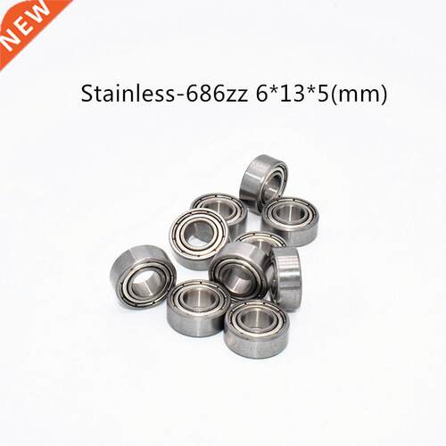 Stainless steel bearing 10PCS S686ZZ 6*1*5(mm) free shippin