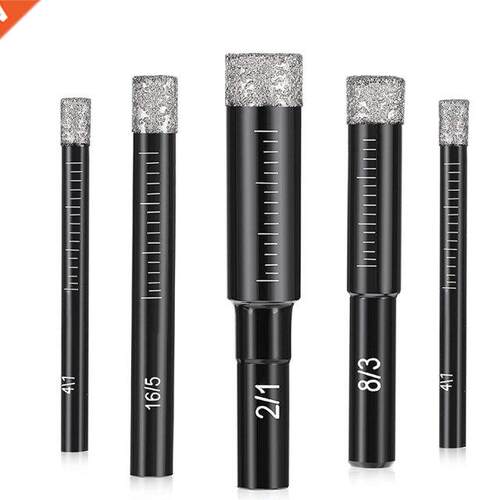 4PCS Electrical Tools Diamond Drill Bit 1/4, 5/16, /8, 1/2