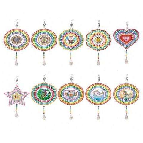 5D  Diamond Painting Rotatable Wind Chime Double-sided