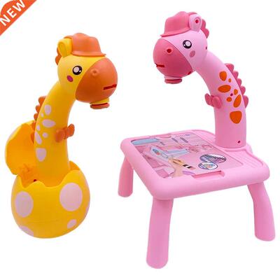 Kids Mini Led Projector Art Drawing Table Light Toy for Chil