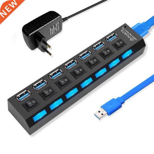 USB Hub 3.0 Hub USB 3 0 Multi USB Splitter USB 3 Hab Use Pow