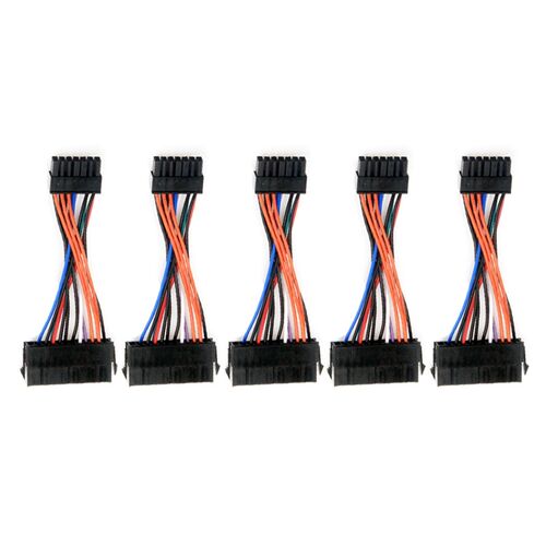 5PCS ATX 24 Pin to 14 Pin Power Supply Cable Cord 18AWG Wire