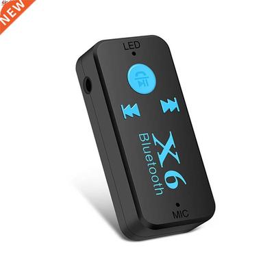X6 Bluetooth Receiver Adapter Auto Car Wireless Aux Support