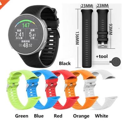 Replaced Safe Silicone Watch Band Sturdy Buckle Wrist Strap