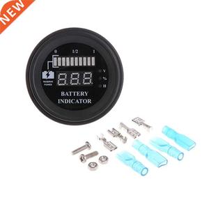 Round 5-100V LED Indicator Discharge Gauge Hourly Load Meter