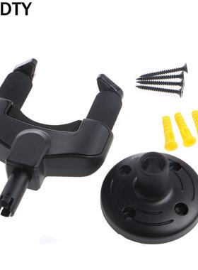 Electric Guitar Wall Hanger Mount Holder Stand Rack Hook BK