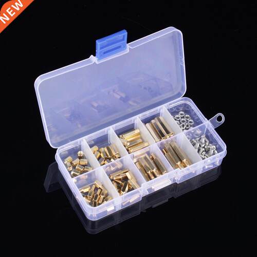 120Pcs/Set M3 Male Female Brass Standoff Spacer PCB Board He