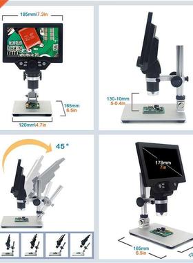 G1200 1-1200X HD digital microscope Video Microscope 12MP 7