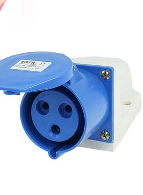 AC 220V-250V 32A 2P+E IEC309-2 Panel Mount Industrial Socket