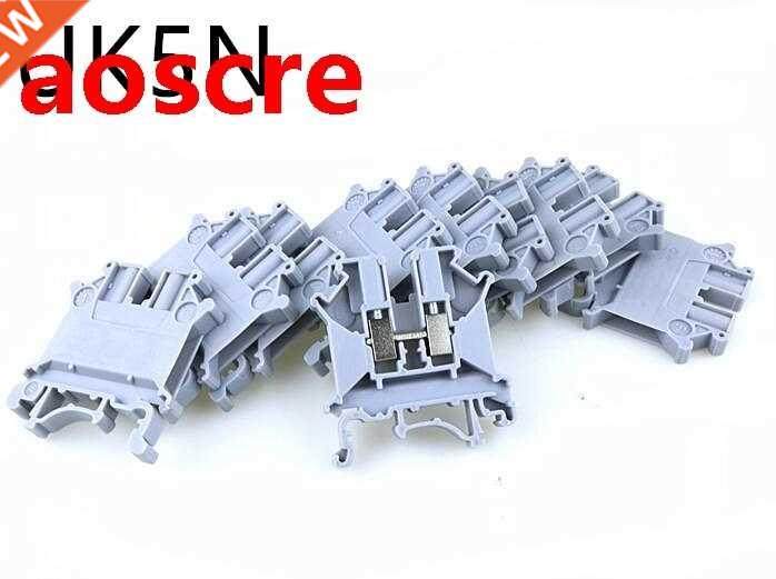 50PCS UK5N DN ral unversal class Termnal blocks lug plat