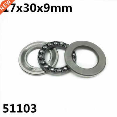10Pcs 51103 17x30x9mm Axal Thrust Ball Bearngs 8103 Hgh q