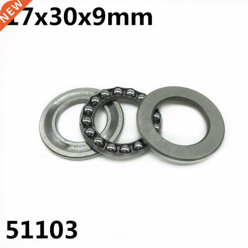 10Pcs 51103 17x30x9mm Axal Thrust Ball Bearngs 8103 Hgh q