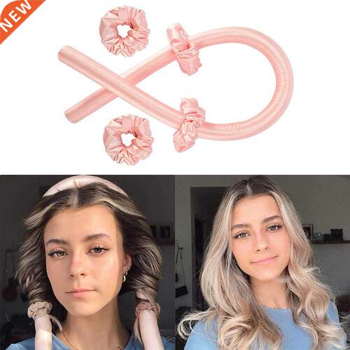 Heatless Curling Rod Headband Lazy Curler Silk Curling Ribbo