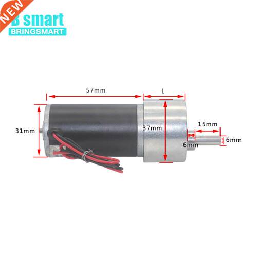 Bringsmart 37MM Gearbox 37GB31Y 12V High Torque Mini Motor