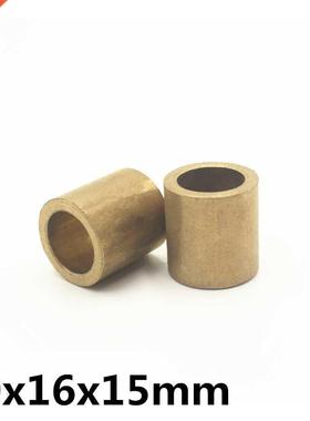 10pcs 10x16x15 mm FU-1 Powder Metallurgy oil bushing porous