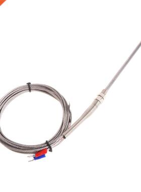3m/10ft K type Thermocouple 100mm Probe Stainless Steel High