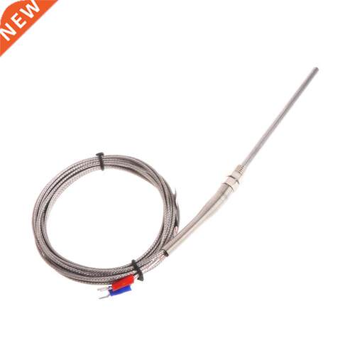 3m/10ft K type Thermocouple 100mm Probe Stainless Steel High