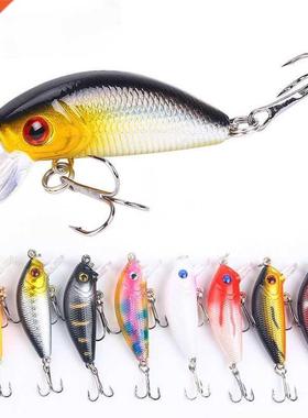 Mnnow Lure Bat Bonc Bat 5cm/4.2g 8 Color ABS Freshwater