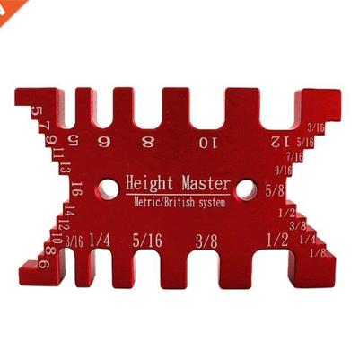 Measuring Tool of Height Metric and Imperial Card Gauge