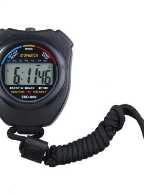 Sports Stopwatch LCD Sports Stopwatch Chronograph Counter Ti