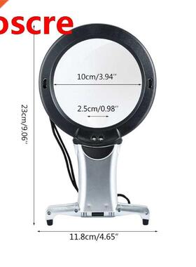 1pc Hands Free LED Magnifier Reng Magnifying Lens Neck We