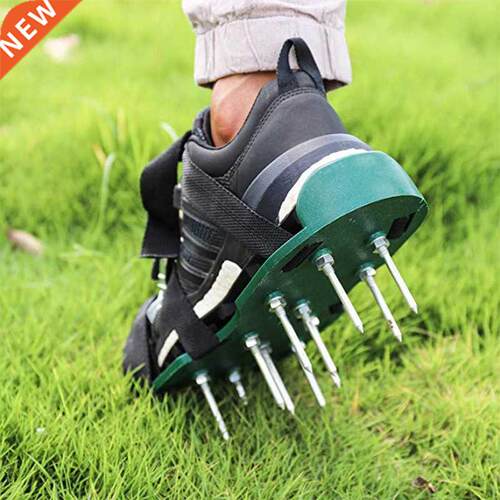 Lawn Aerator Shoes New arrival with 6 shoelace Garden Yard G