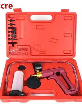 Hand Held Vacuum Pressure Pump Tester Tool Brake Bleeder Kit