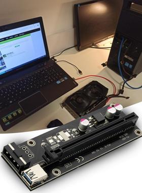 Riser Card Good Conductivity 3 Solid Capacitors USB3.0 Effic