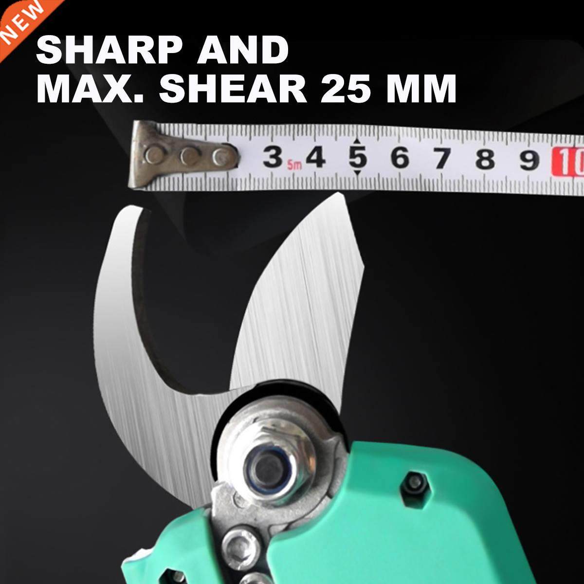NEW 21 Cordless Pruner Electric Pruning Shear with Lithium-i
