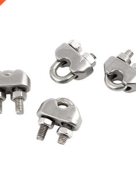 4pcs cable clip sdle clamp for ropes 0.3cm 3mm wire
