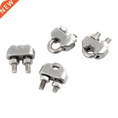 4pcs cable clip sdle clamp for ropes 0.3cm 3mm wire