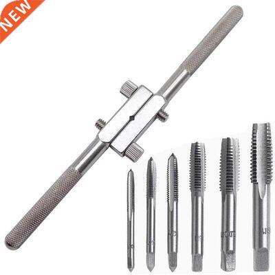 7Pcs 7.7nch Long T-Handle Ratchet Tap Holder Adjustand Wren